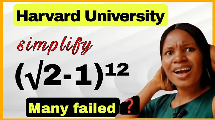 Harvard University interview|Entrance Exam question|Can you pass this interview