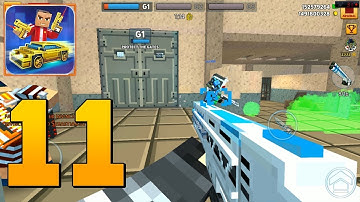 Block City Wars - Gameplay Walkthrough Part 11 - Railgun and Cops N Robbers (IOS / ANDROID)