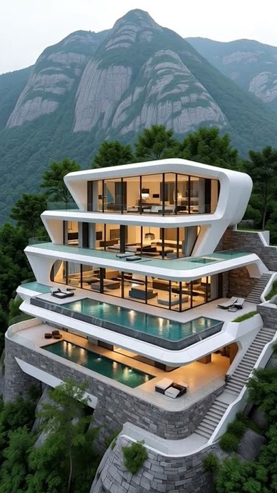 Most beautiful place in the Earth | luxury home #instrumental #nature #love #villa #luxusvilla