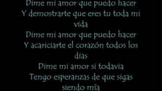 Video thumbnail of "Dime mi amor - Pedro Fernandez"