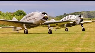 TWO FULL SIZE SPARTAN 7W EXECUTIVE LUXURY TRANSPORTS DISPLAY AT THE LITTLE GRANSDEN AIRSHOW - 2016