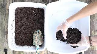 How to harvest & store worm castings on a small scale ~ Easy, method of  harvesting worm castings ~