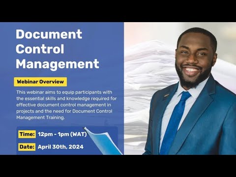 Document Control Management webinar - YouTube
