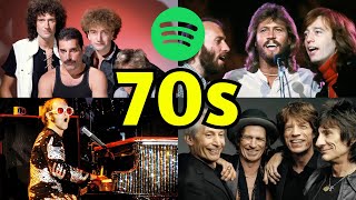 Las 100 canciones más escuchadas de los 70s
