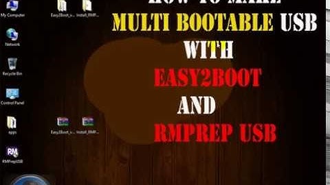 Create Multi Windows USB Installer with EASY2BOOT