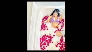 DIY Maternity Milk Bath Photoshoot collection | Maternity Milk Bath Posing Tips | Aalissa Bhandari