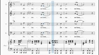 Jerusalem / BASS / Choral Guide - Arranged by Camp Kirkland