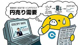 FX実践解説、停戦期待で原油一時90ドル割れ「それでも下がらぬドル円とは」（2026年5月6日）
