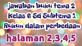 Subtema 1 rukun dalam perbedaan ...