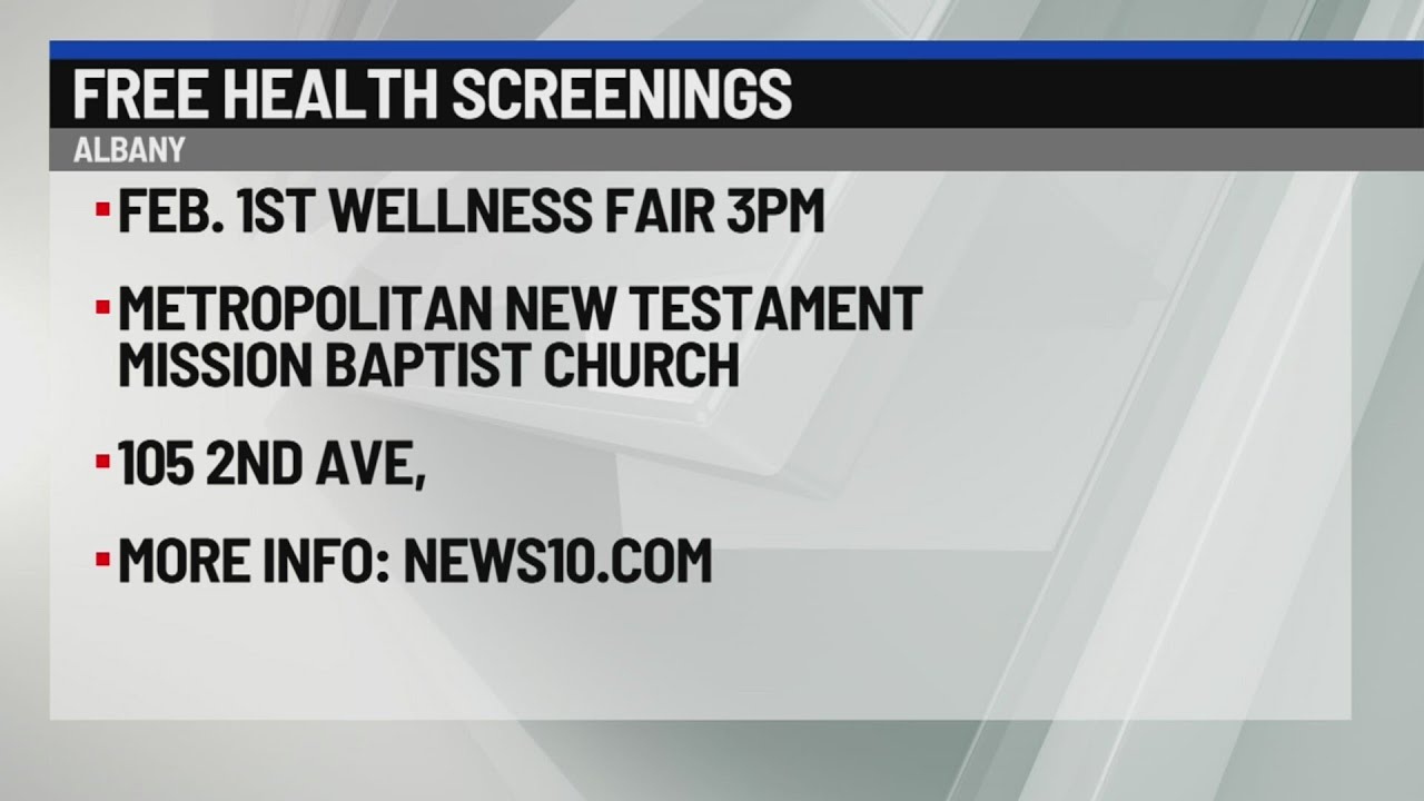 Free health screenings from the American Heart Association