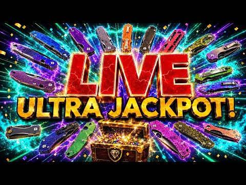MYSTERY KNIFE GIVEAWAY LIVE! 14 KNIFE ULTRA JACKPOT + 16 MYSTERY KNIVES! Knives & Knonsense!