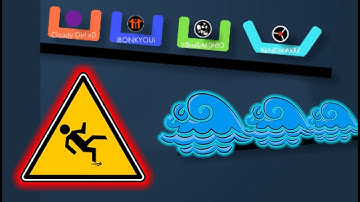 Bonk.io CRAZY SLIP N SLIDE!! Funny Moments & Glitches & Fails | Bonk.io Montage #2