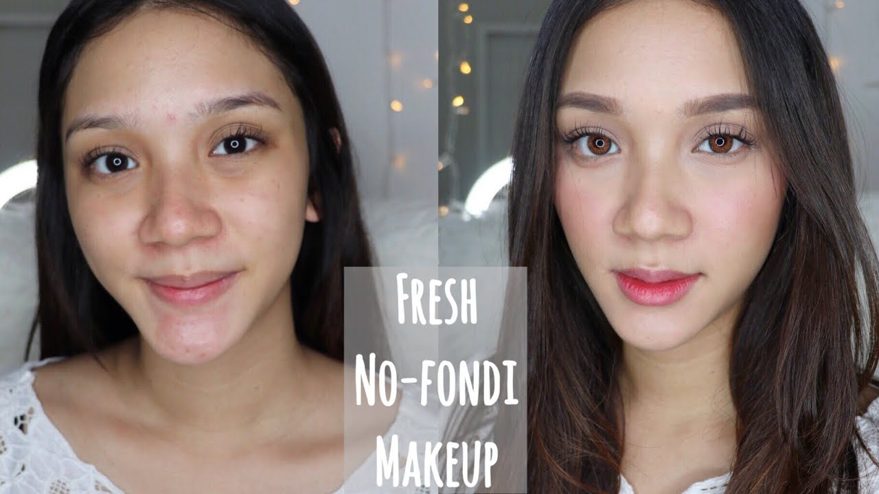 Fresh No Foundation Makeup Tutorial Makeup Tanpa Foundation