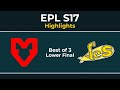 Mouz vs yellow submarine  lower final  epl season 17  dota 2 highlights 2024