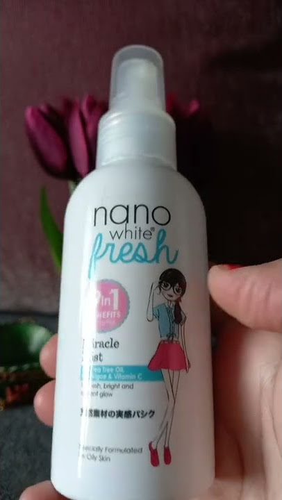 Nano white fresh miracle mist,||Nanowhite Fresh 9-in-1 Miracle Mist: Spray On Stay Fresh #shorts