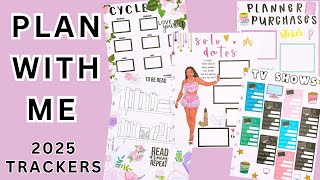 2025 TRACKERS FOR MY PLANNER | PLAN WITH ME