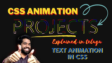 CSS text animation explained in telugu  | @Ayushpenumatsa  #css #telugu #cssanimation