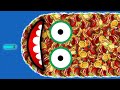 WORMSZONE.IO | GIANT SLITHERSNAKE TOP 01 / Epic Worms Zone BestGameplay! | #150 | NexaInferno