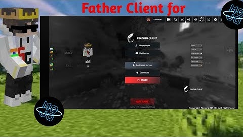 Feather Client for mojo luncher 1.21.5 #minecraft 