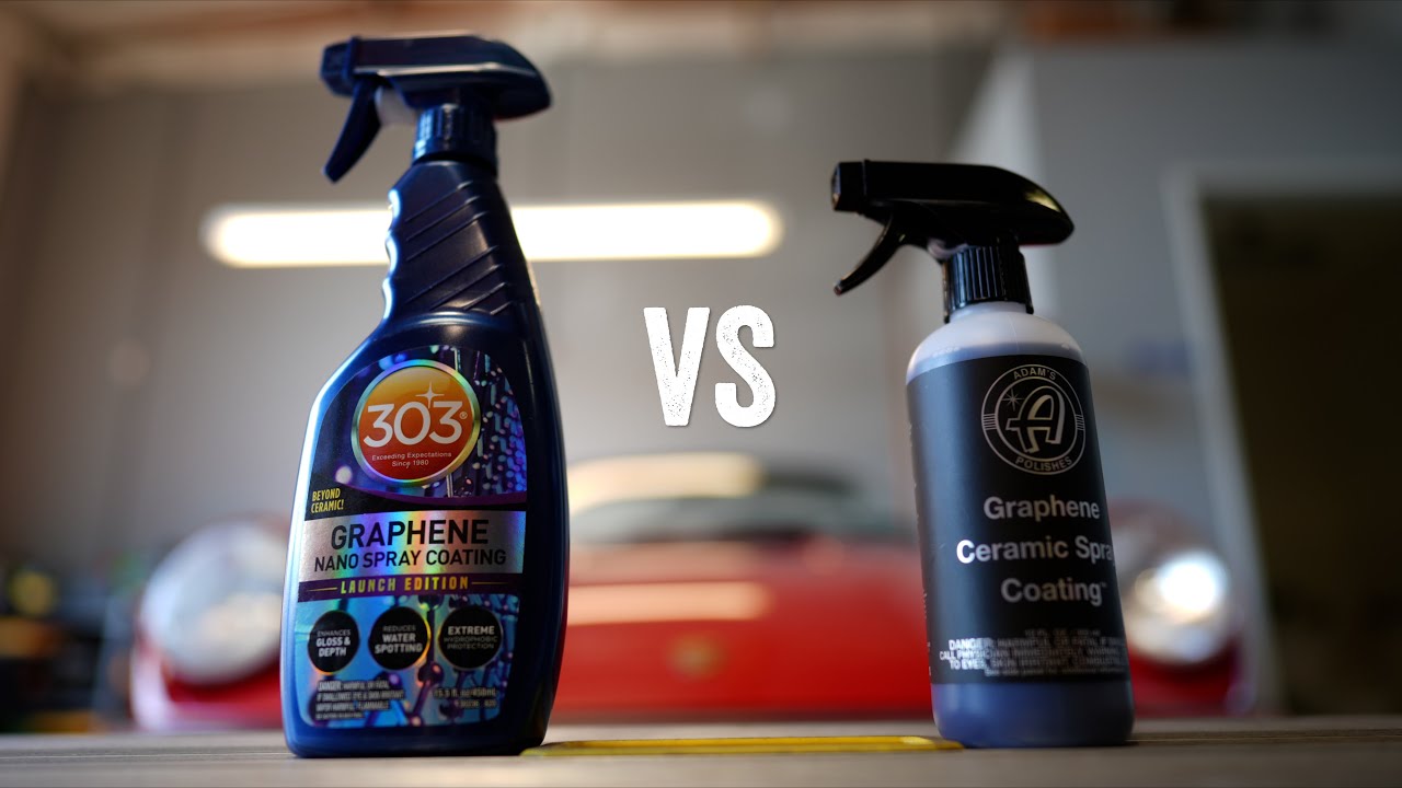 CHEAP VS EXPENSIVE: ADAMS GRAPHENE CERAMIC COATING VS 303 GRAPHENE NANO  SPRAY COATING 