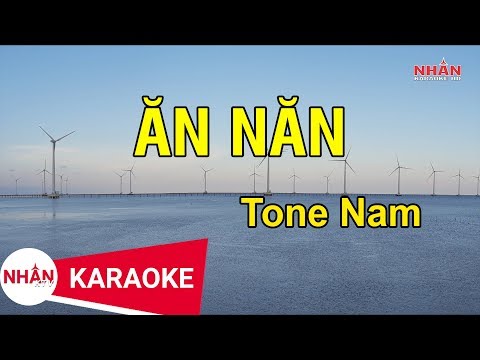 Ăn Năn (Karaoke Beat) - Tone Nam | Nhan KTV