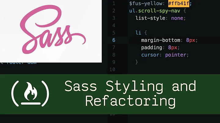 Sass Styling and Refactoring  (P2D32) - Live Coding with Jesse