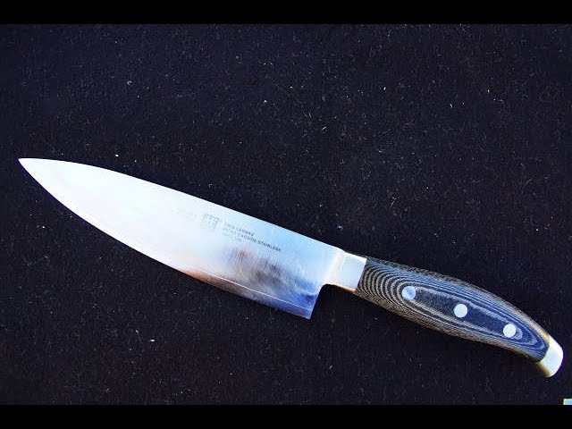 30,000 yen knife, highest hardness, sharpened with Henckels Twin