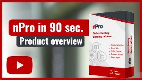 nPro explained in 90 seconds – Planning tool for district heating networks