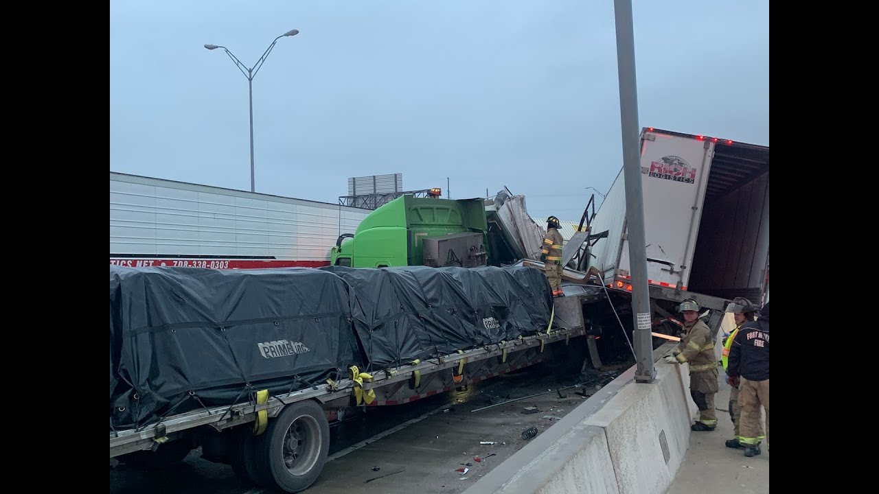 100 car pileup on Fort Worth highway during freezing rain leaves at ...