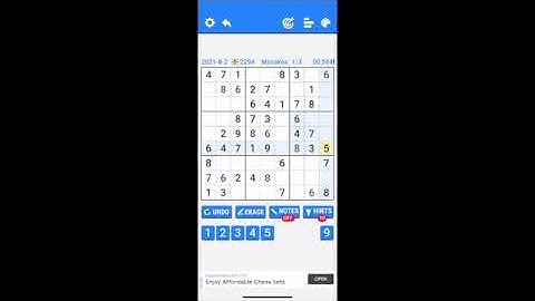 Sudoku Puzzle-Brain Logic Game