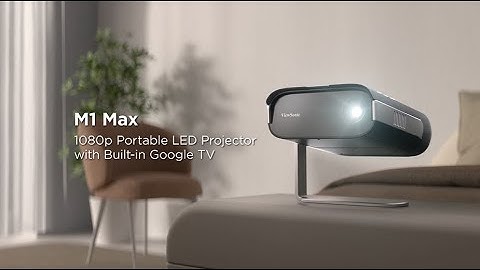 ViewSonic M1 Max | 1080p Smart LED Portable Projector​ with Built-in Google TV
