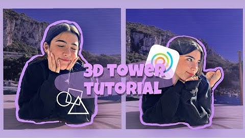3D cube tower tutorial (funimate) 💙