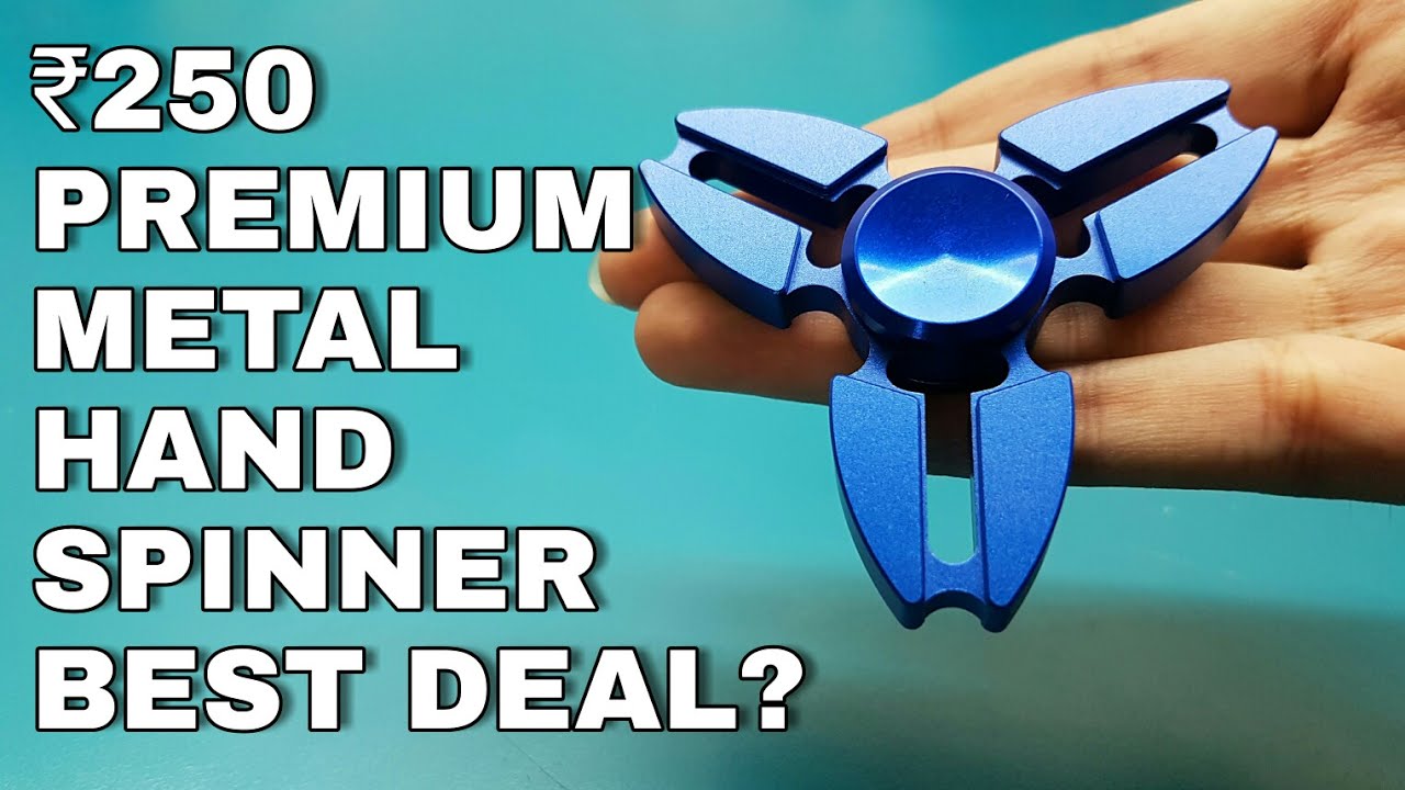 Awesome Looking Premium Blue Fidget Spinner at | #RCTech - YouTube