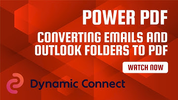 Converting Emails and Outlook folders to PDF