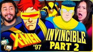 X-MEN '97 \& INVINCIBLE SEASON 2 PART 2 Trailer Reactions! | Cyclops | Wolverine | Magneto