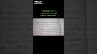 7B.YA KUZINGATIA  KATIKA UANDISHI wa insha ya KUMBUKUMBU #kcse #uandishi
