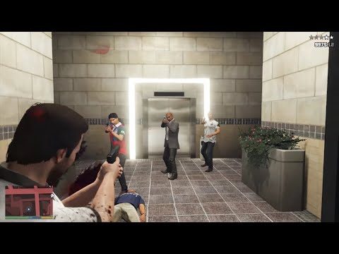 GTA 5 - Assassination Of The Cartel Members + Six Star Escape