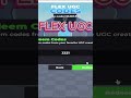🆕 NEW Code For Flex UGC 2026 😱 FREE or BUY? ROBLOX #roblox #shorts#ugc #ugccodes #gaming
