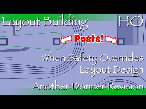 Emergency Revision! - Adding Posts and Changing the HO Donner Pass Layout Plan for Safety's Sake