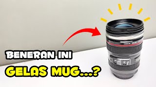 Review MUG UNIK KEREN BERBENTUK LENSA KAMERA