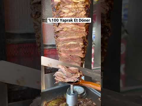 %100 Yaprak Et Döner !! #döner #yapraketdöner #keşfetteyiz #shortvideo