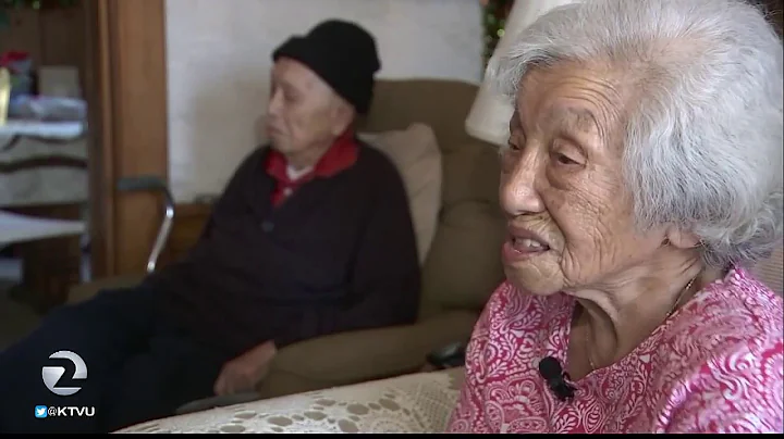 Centenarian couple celebrates 76 years of marriage