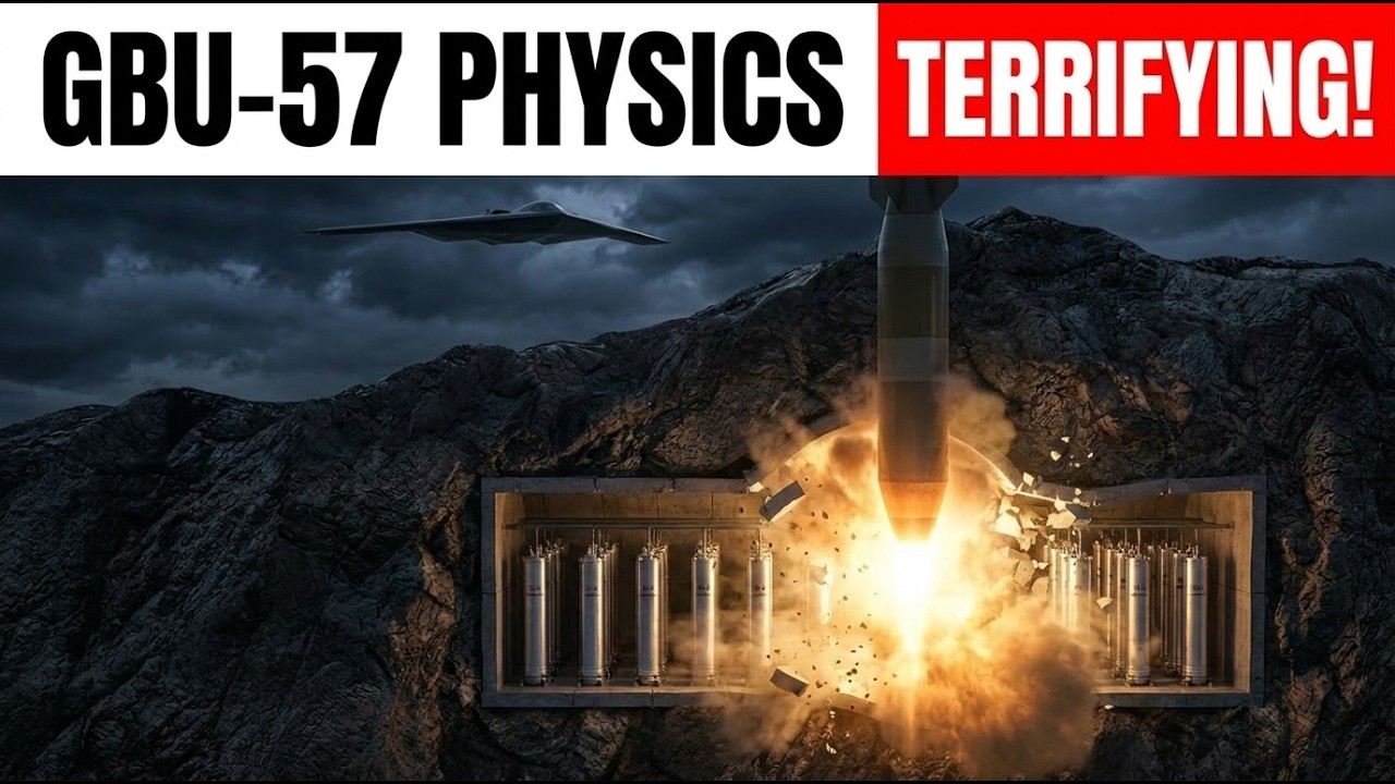 What The GBU-57 Actually Did To Iran's Tunnels — The Physics Is Worse Than Anyone Reported