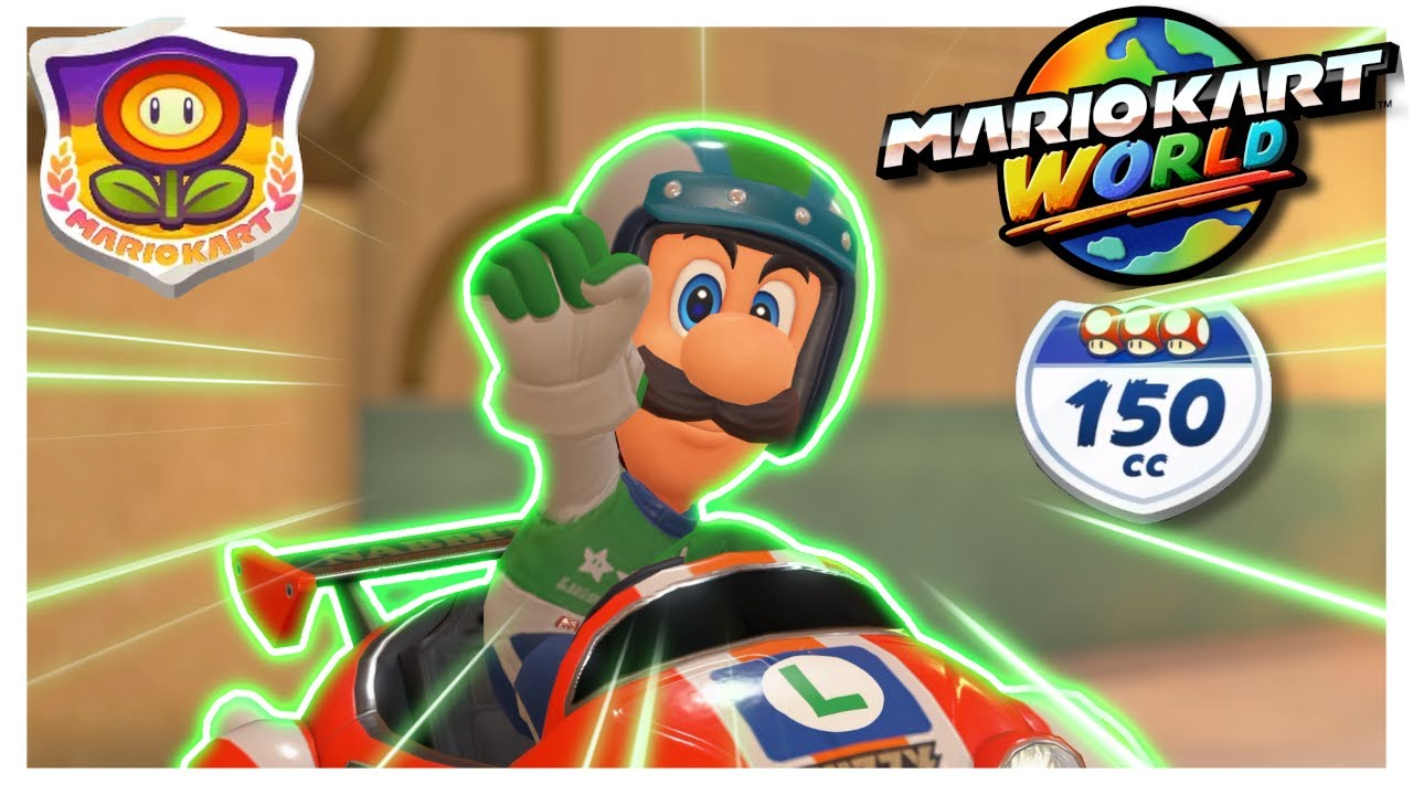 Mario Kart World: Luigi and Tiny Titan [Grand Prix Flower Cup 150cc]