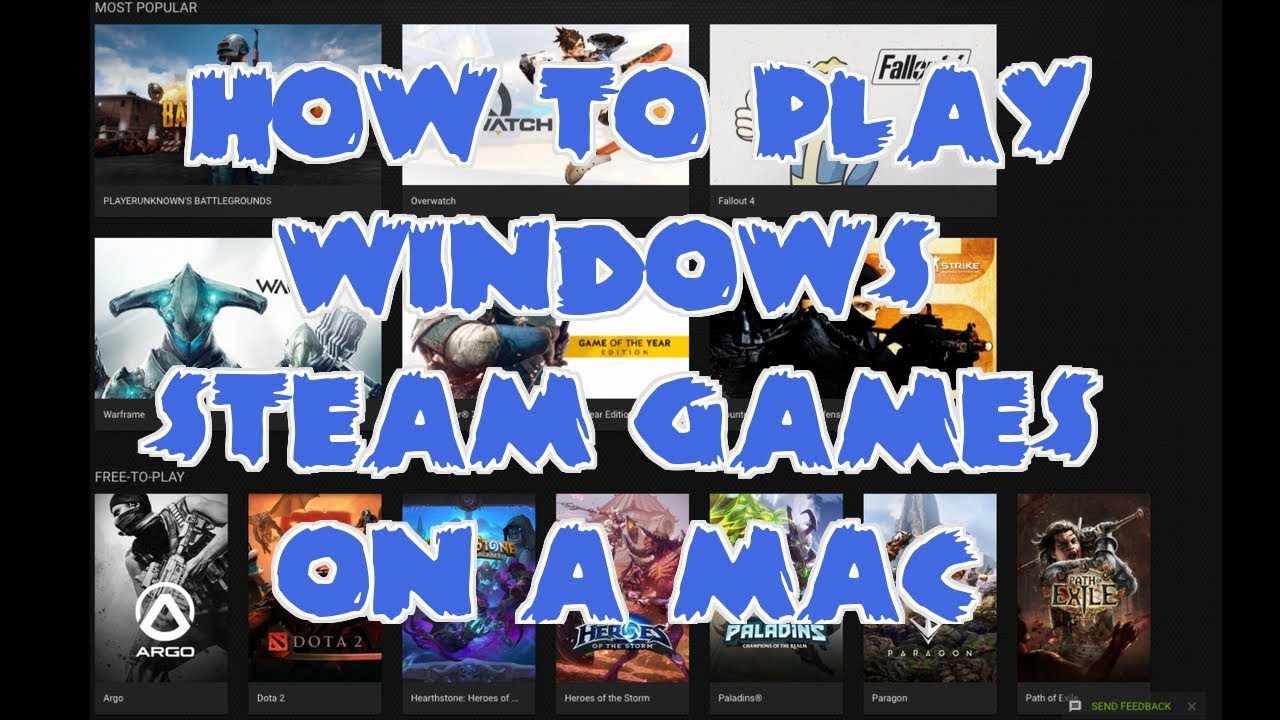 why cant you play windows games on mac