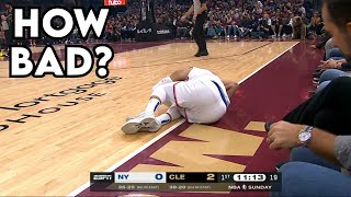 Jalen Brunson Limps Off With Knee Injury - Doctor Explains by Brian Sutterer MD 274,773 views 1 month ago 5 minutes, 2 seconds