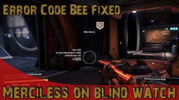 Destiny Error Code Bee Fixed?! Iron Banner Merciless on Blind Watch (Xbox One)