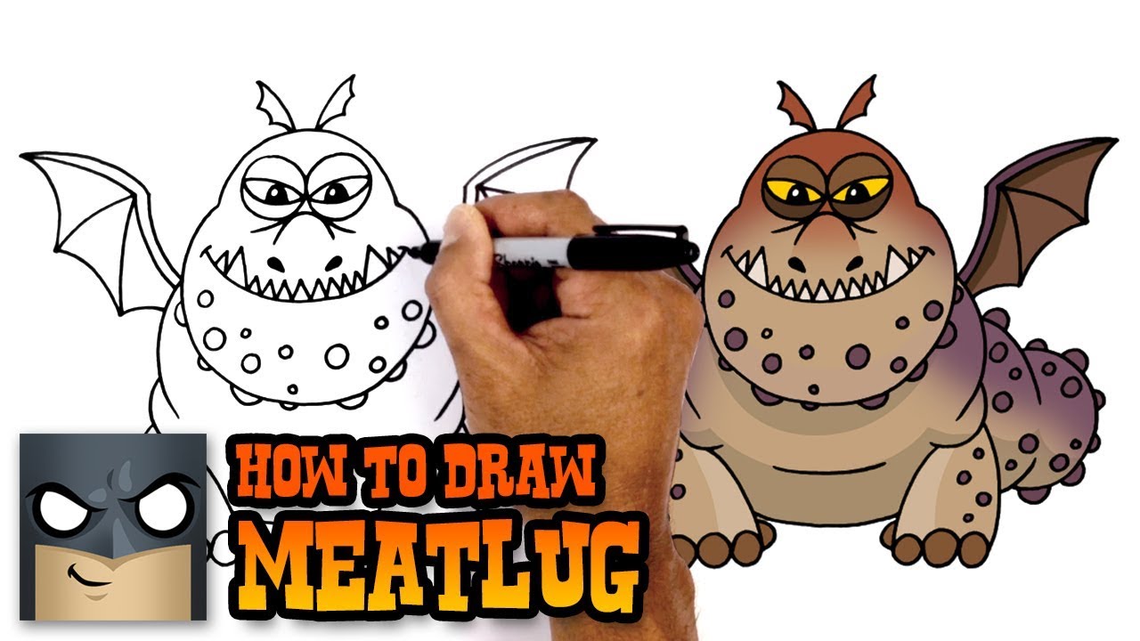 How To Draw Belch And Barf How To Train Your Dragon Youtube