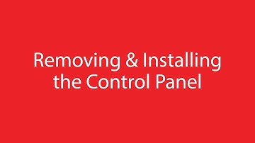 Removing and Installing a SWF Embroidery Machine Control Panel