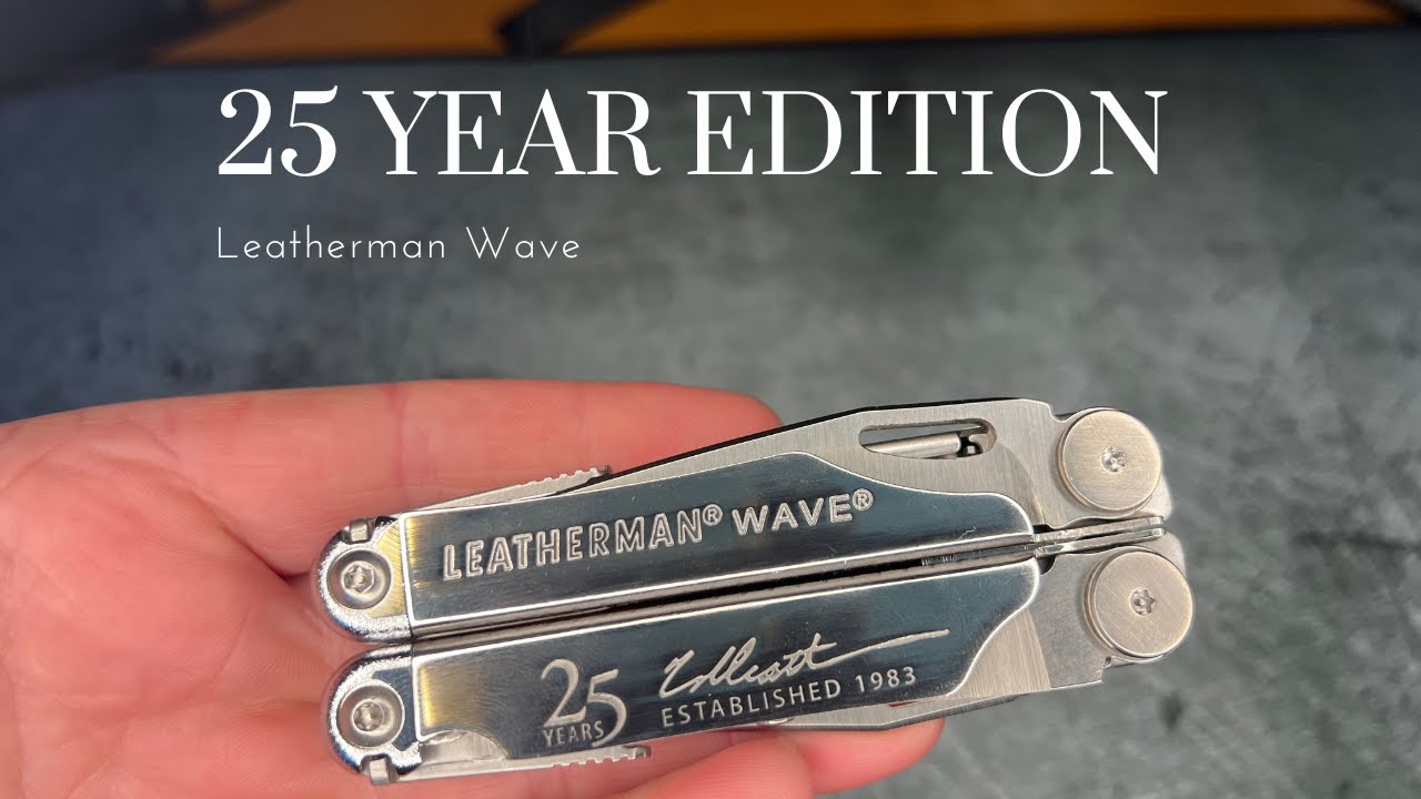 Leatherman Wave 25yr edition - YouTube